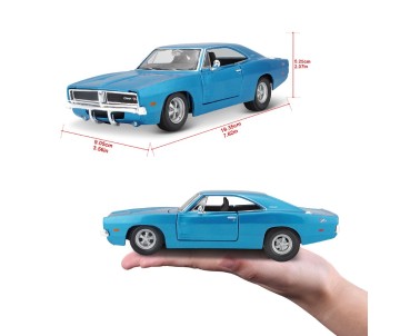 Maisto 1/25 SE 1969 Dodge Charger R/T - Metallic Blue