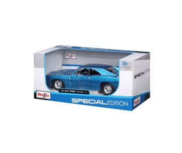Maisto 1/25 SE 1969 Dodge Charger R/T - Metallic Blue