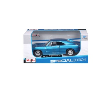 Maisto 1/25 SE 1969 Dodge Charger R/T - Metallic Blue