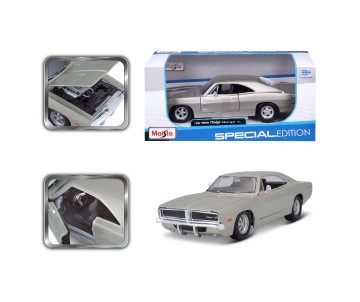 Maisto 1/25 SE 1969 Dodge Charger R/T - Silver
