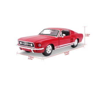 Maisto 1/24 SE 1967 Ford Mustang GT - Red