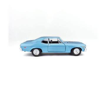 Maisto 1/24 SE 1970 Chevrolet Nova SS - Metallic Blue