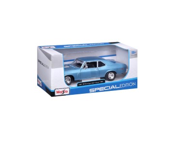Maisto 1/24 SE 1970 Chevrolet Nova SS - Metallic Blue