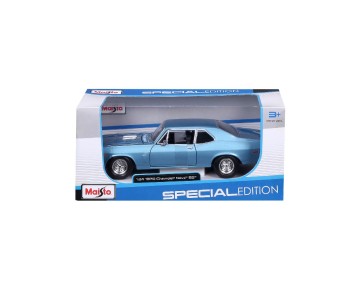Maisto 1/24 SE 1970 Chevrolet Nova SS - Metallic Blue