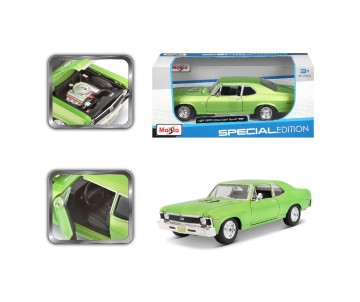 Maisto 1/24 Special Edition 1970 Chevrolet Nova SS (Metallic Lime Green)