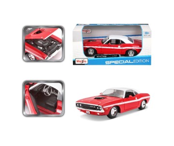 Maisto 1/24 SE 1970 Dodge Challenger R/T Coupe - Red