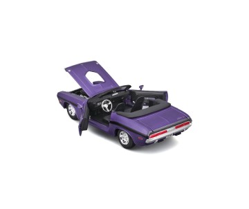 Maisto 1/24 SE 1970 Dodge Challenger R/T Convertible - Purple