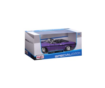 Maisto 1/24 SE 1970 Dodge Challenger R/T Convertible - Purple