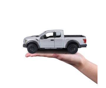 Maisto 1/24 SE Trucks 2017 Ford F150 Raptor - Metallic Grey