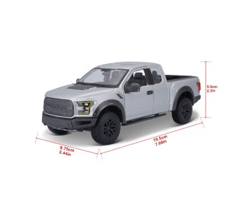 Maisto 1/24 SE Trucks 2017 Ford F150 Raptor - Metallic Grey