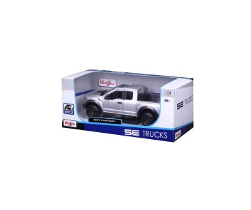 Maisto 1/24 SE Trucks 2017 Ford F150 Raptor - Metallic Grey