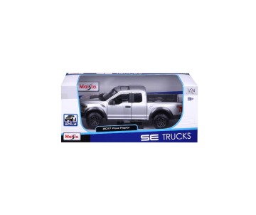 Maisto 1/24 SE Trucks 2017 Ford F150 Raptor - Metallic Grey