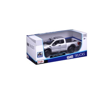 Maisto 1/24 SE Trucks 2017 Ford F150 Raptor - Metallic Grey