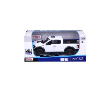 Maisto 1/24 SE Trucks 2017 Ford F150 Raptor - White