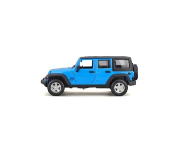 Maisto 1/24 SE Trucks 2015 Jeep Wrangler Unlimited - Met Blue/Met. White 