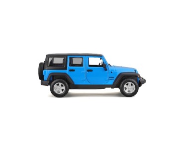 Maisto 1/24 SE Trucks 2015 Jeep Wrangler Unlimited - Met Blue/Met. White 