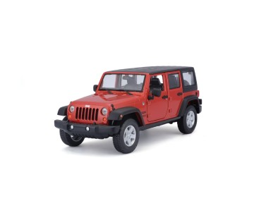 Maisto 1/24 SE Trucks 2015 Jeep Wrangler Unlimited - Metallic Orange