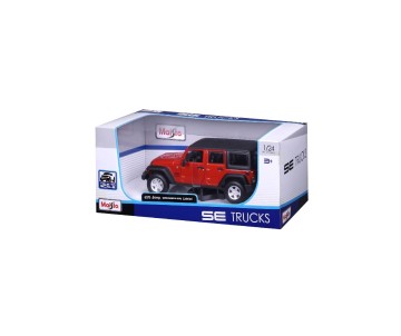 Maisto 1/24 SE Trucks 2015 Jeep Wrangler Unlimited - Metallic Orange