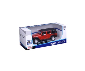Maisto 1/24 SE Trucks 2015 Jeep Wrangler Unlimited - Metallic Orange