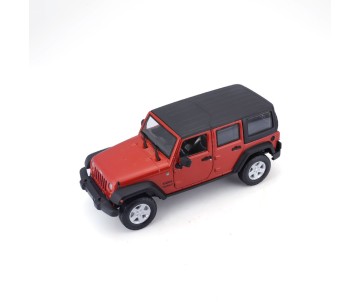 Maisto 1/24 SE Trucks 2015 Jeep Wrangler Unlimited - Metallic Orange