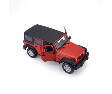 Maisto 1/24 SE Trucks 2015 Jeep Wrangler Unlimited - Metallic Orange