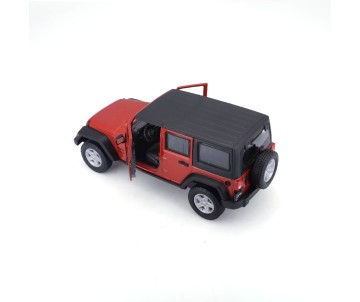 Maisto 1/24 SE Trucks 2015 Jeep Wrangler Unlimited - Metallic Orange