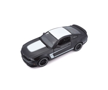 Maisto 1/24 SE 2012 Ford Mustang Boss 302 - Matte Black