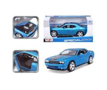 Maisto 1/24 Special Edition 2008 Dodge Challenger SRT8 (Metallic Blue)