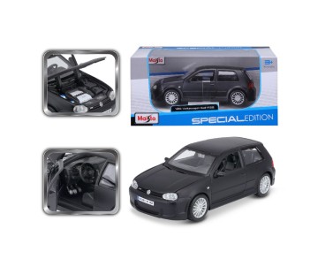 Maisto 1/24 SE Volkswagen Golf R32 - Dull Black