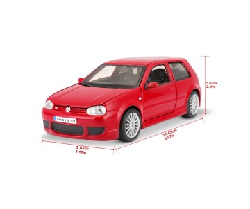 Maisto 1/24 SE Volkswagen Golf R32 - Red
