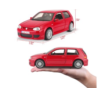 Maisto 1/24 SE Volkswagen Golf R32 - Red