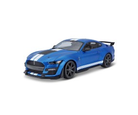 Maisto 1/18 Special Edition 2020 Mustang Shelby GT500 (CFTP) (Blue w/ White Stripe)
