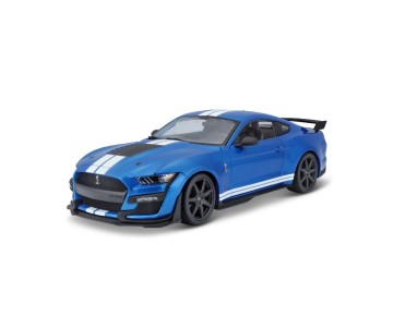 Maisto 1/18 Special Edition 2020 Mustang Shelby GT500 (CFTP) (Blue w/ White Stripe)