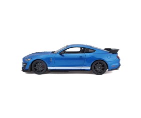 Maisto 1/18 Special Edition 2020 Mustang Shelby GT500 (CFTP) (Blue w/ White Stripe)