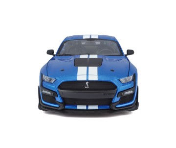 Maisto 1/18 Special Edition 2020 Mustang Shelby GT500 (CFTP) (Blue w/ White Stripe)