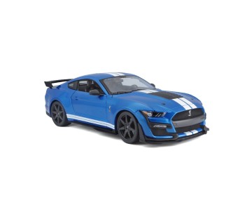 Maisto 1/18 Special Edition 2020 Mustang Shelby GT500 (CFTP) (Blue w/ White Stripe)