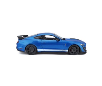 Maisto 1/18 Special Edition 2020 Mustang Shelby GT500 (CFTP) (Blue w/ White Stripe)