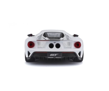 Maisto 1/18 SE 2021 Ford GT Heritage Series - White/Black/Red#98