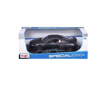 Maisto 1/18 SE 2011 Audi R8 GT - Stealth Black