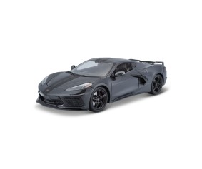 Maisto 1/18 Special Edition 2020 Chevrolet Corvette Stingray Z51 (Metallic Grey w/ Black Stripe)
