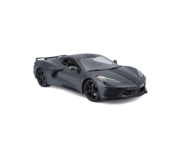 Maisto 1/18 Special Edition 2020 Chevrolet Corvette Stingray Z51 (Metallic Grey w/ Black Stripe)