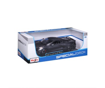 Maisto 1/18 Special Edition 2020 Chevrolet Corvette Stingray Z51 (Metallic Grey w/ Black Stripe)