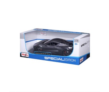 Maisto 1/18 Special Edition 2020 Chevrolet Corvette Stingray Z51 (Metallic Grey w/ Black Stripe)
