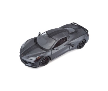 Maisto 1/18 Special Edition 2020 Chevrolet Corvette Stingray Z51 (Metallic Grey w/ Black Stripe)