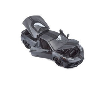 Maisto 1/18 Special Edition 2020 Chevrolet Corvette Stingray Z51 (Metallic Grey w/ Black Stripe)