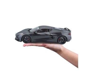 Maisto 1/18 Special Edition 2020 Chevrolet Corvette Stingray Z51 (Metallic Grey w/ Black Stripe)