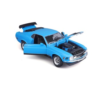 Maisto 1/18 SE 1970 Ford Mustang Mach 1 - Blue