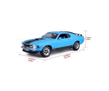 Maisto 1/18 SE 1970 Ford Mustang Mach 1 - Blue