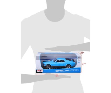 Maisto 1/18 SE 1970 Ford Mustang Mach 1 - Blue
