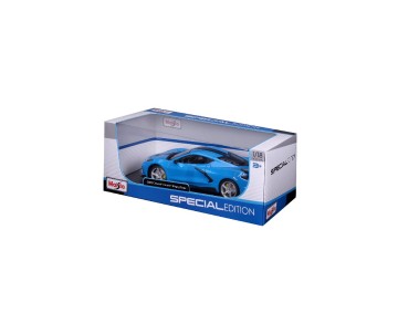 Maisto 1/18 Special Edition 2020 Chev Corvette Stingray Z51 (High-Wing) (Blue)